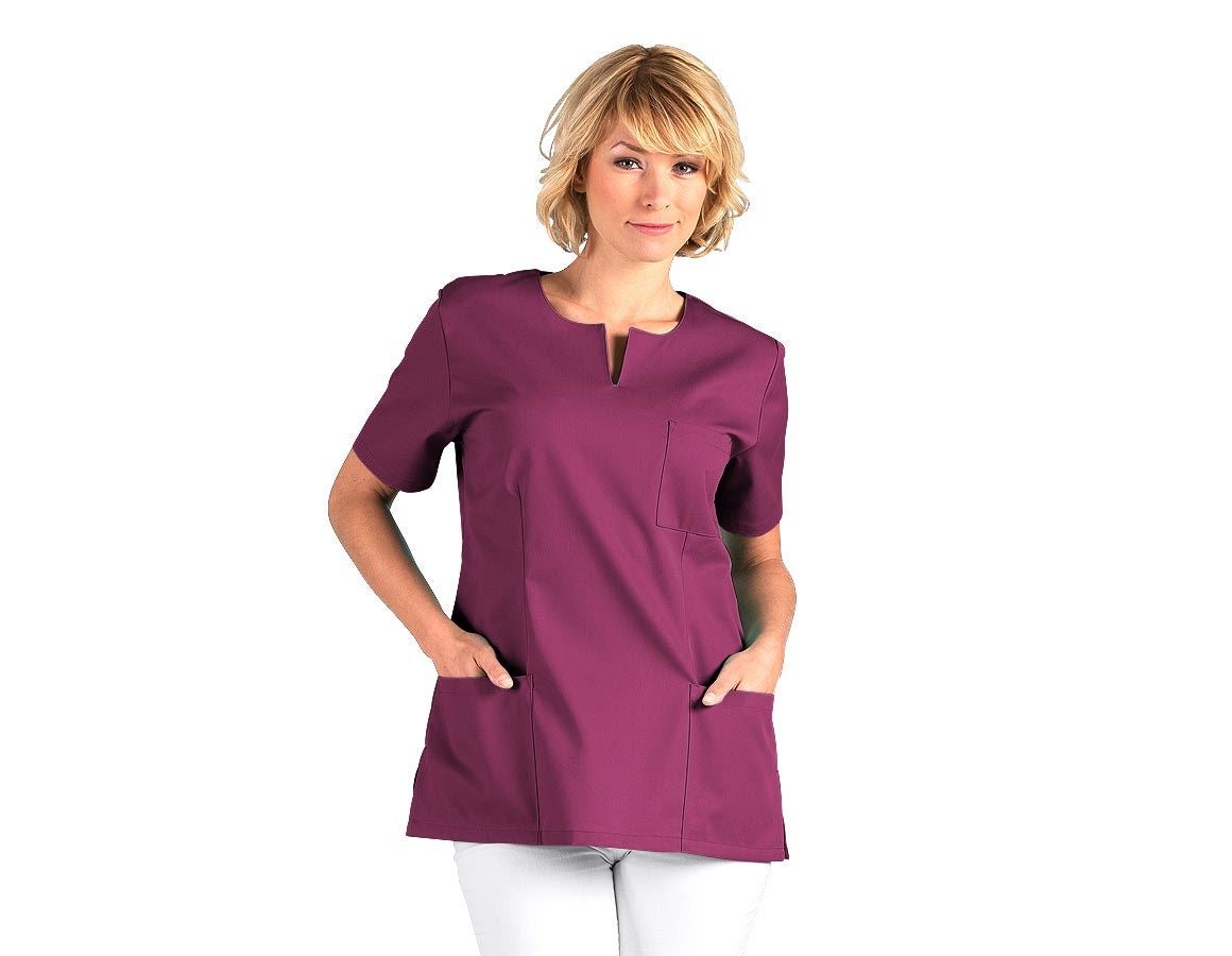 Shirts & Co.: Schlupfkasack Susi + cranberry