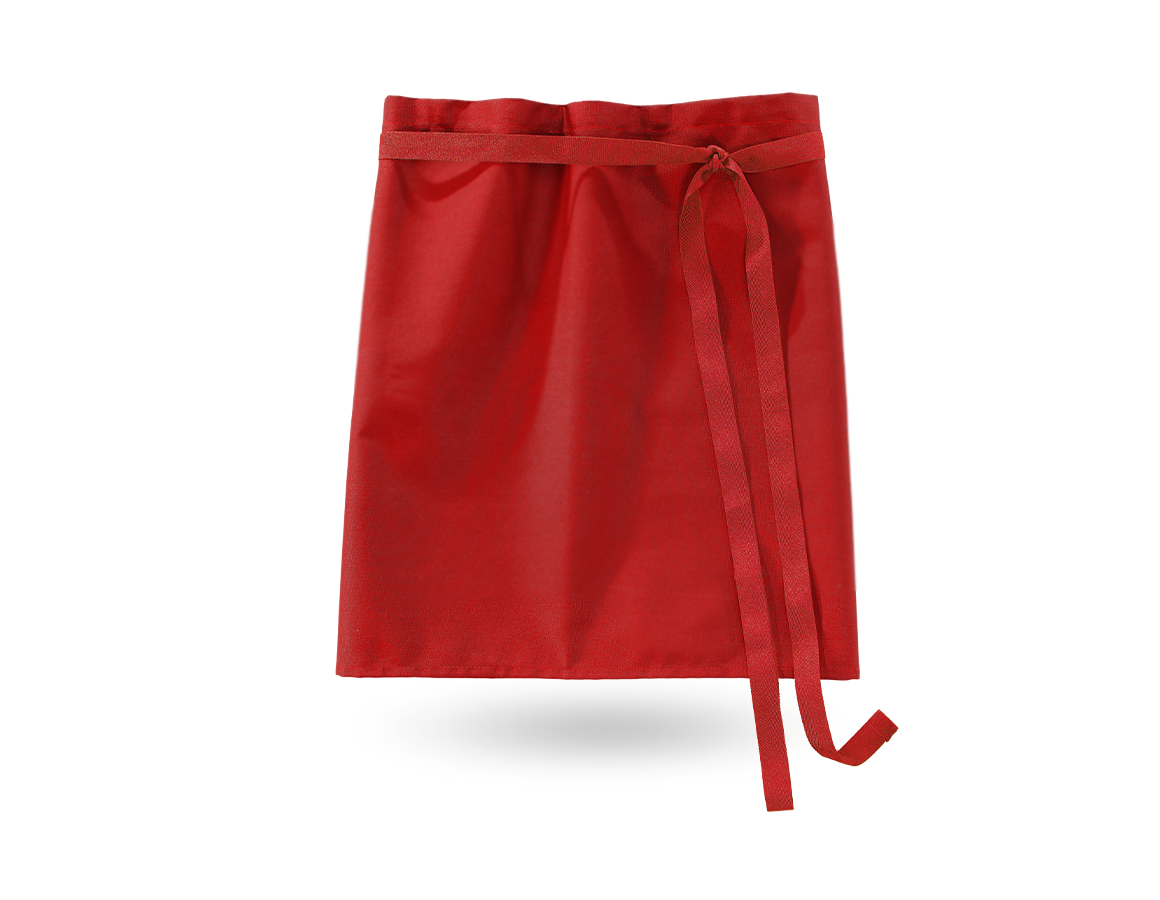 Schorten: Voorbindschort, per 3 + rood