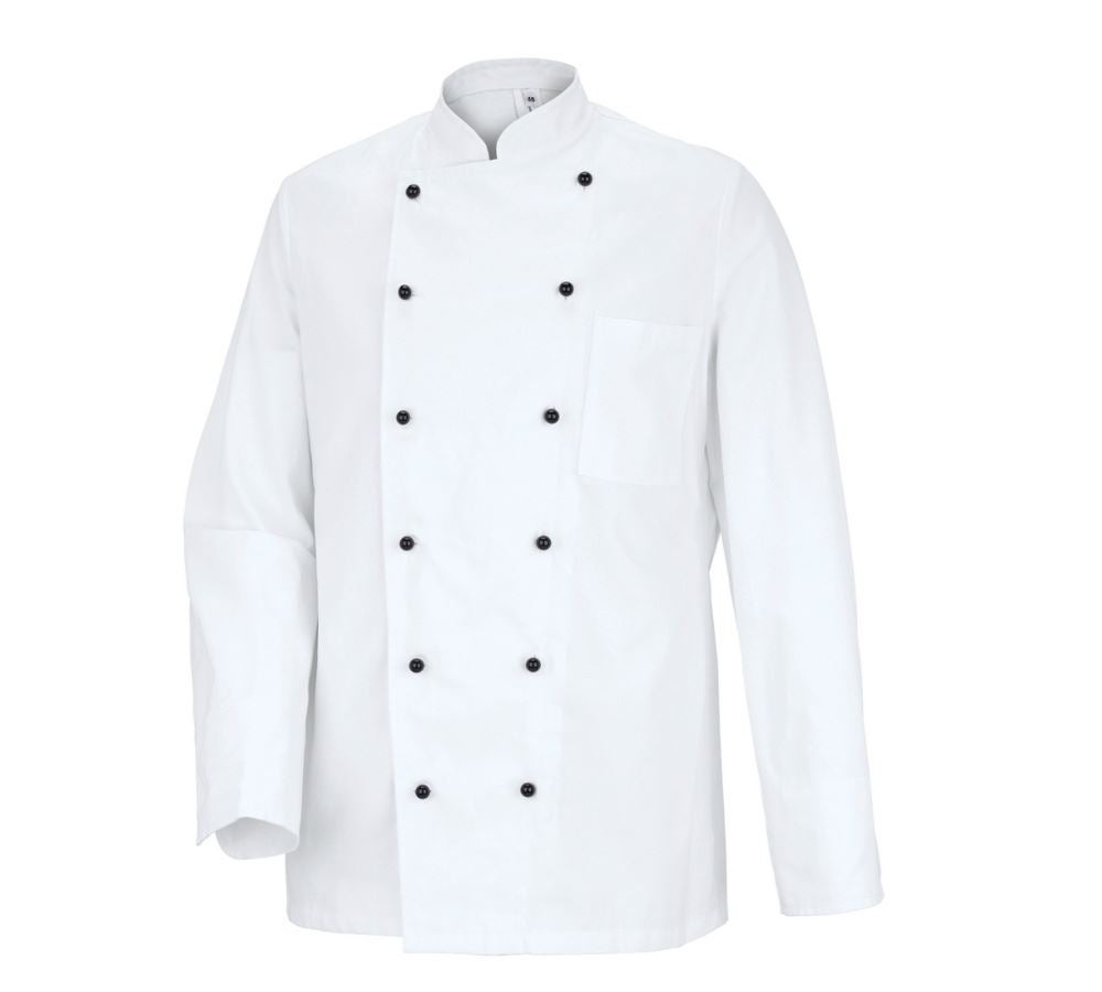 Hauts: Veste de chef Warschau + blanc