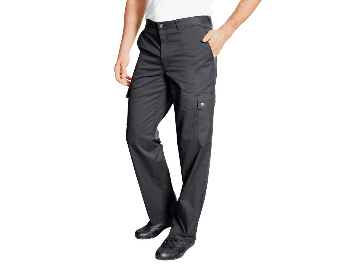 Pantalons de travail: Pantalon de cuisinier Dijon II + noir