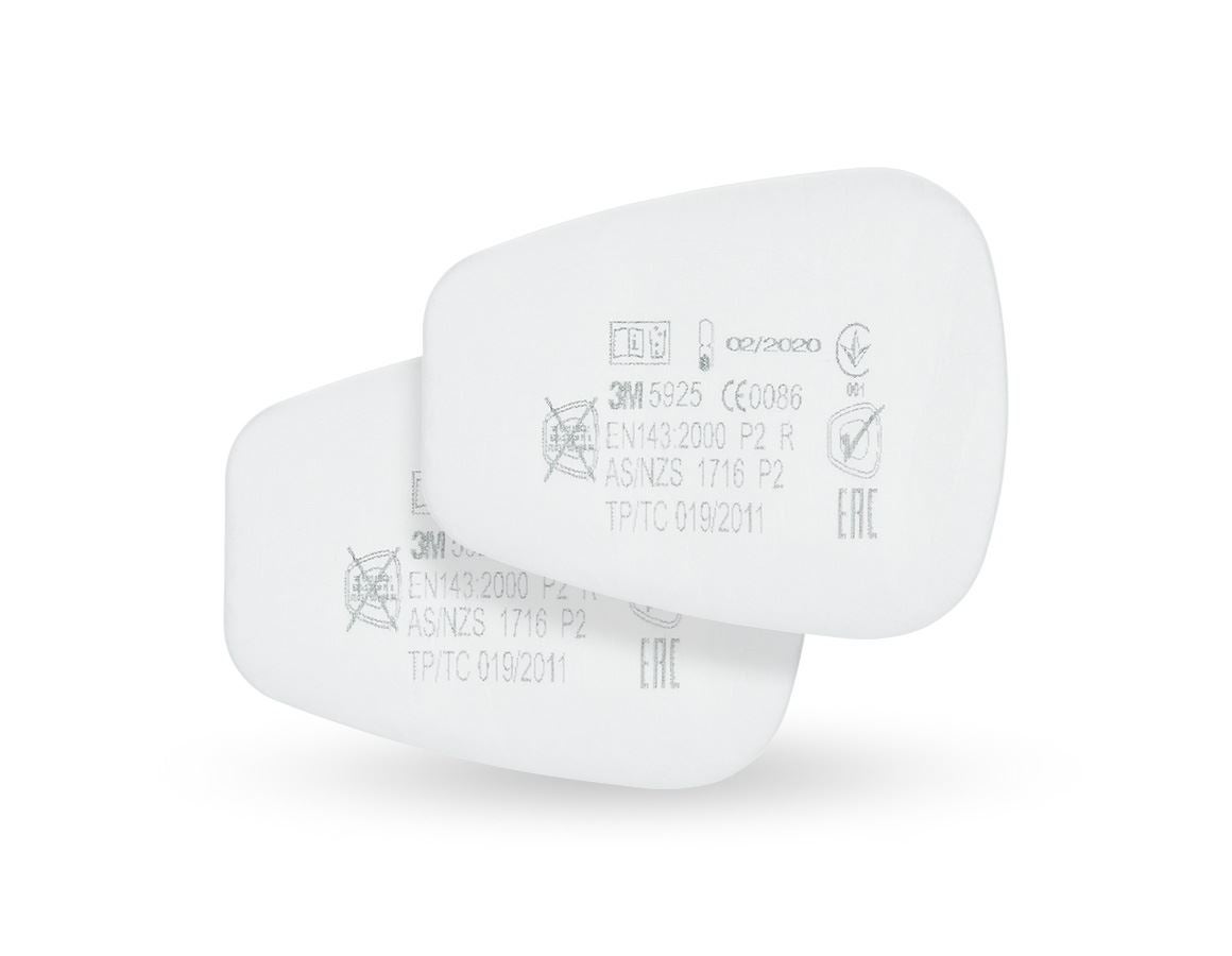 Cartouche de filtre: 3M Préfiltre à poussière fine 5925 P2, 10 paires