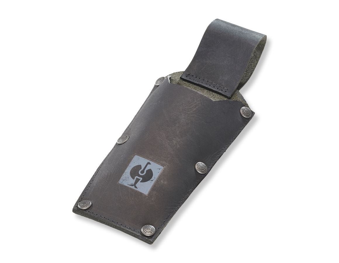 Accessoires: Poche à couteau en cuir e.s.vintage + noir