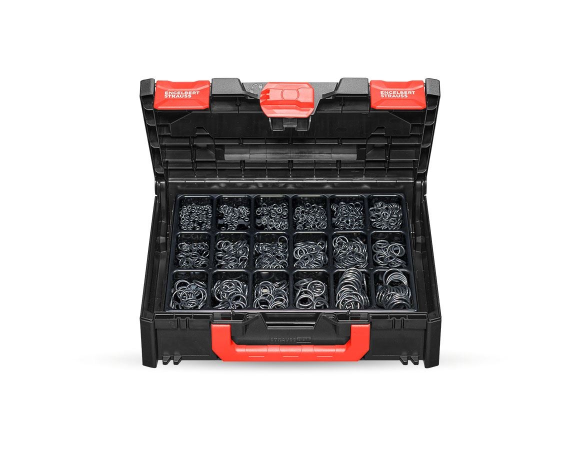 Assortiment kleine onderdelen: Assortiment O-ringen in STRAUSSbox 118 midi