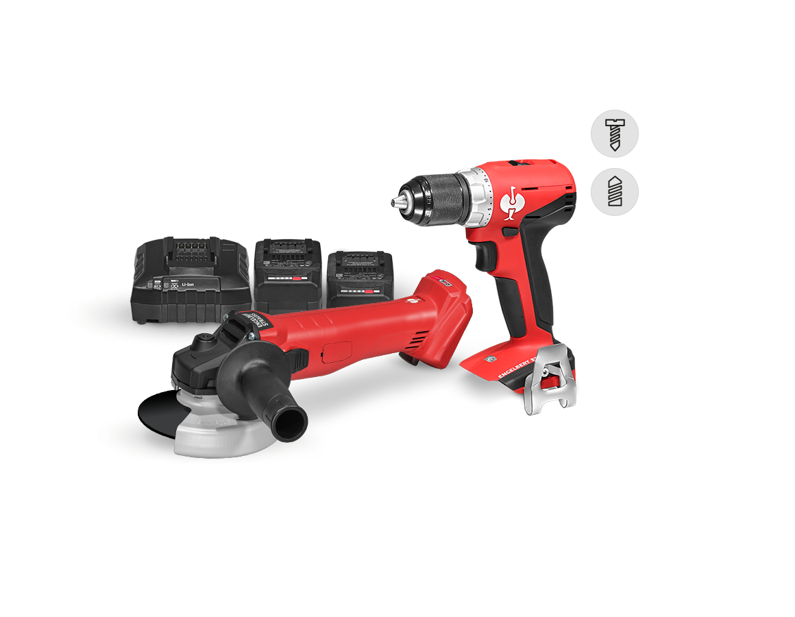 Outils électriques: Meuleuse d'angle accu 18,0 V + perceuse-visseuse S