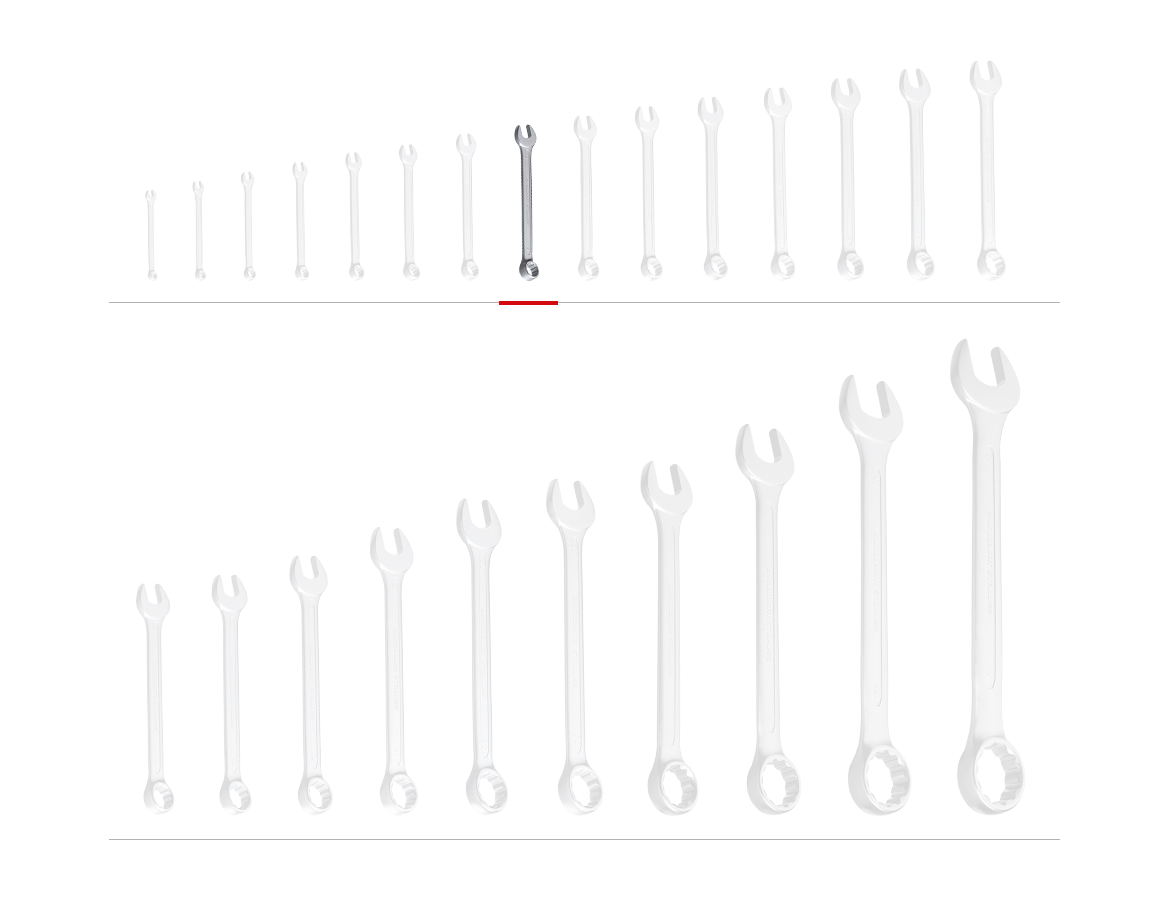 Clé à vis: e.s. Clé à oeil/à fourche, 1 unité