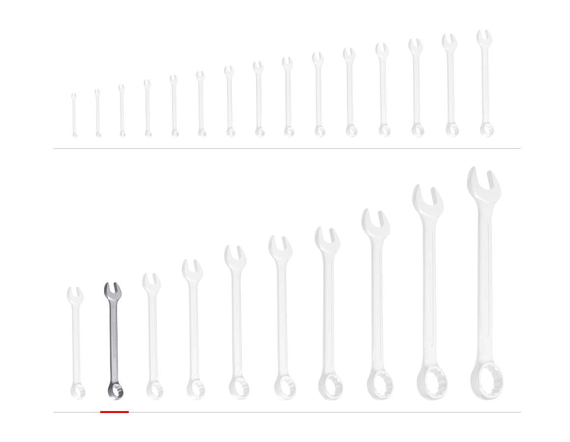 Clé à vis: e.s. Clé à oeil/à fourche, 1 unité