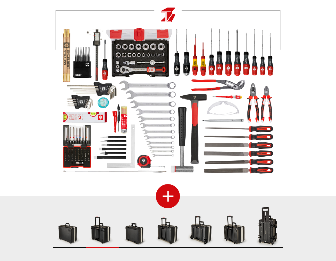 Mallette à outils: Jeu d'outils métal avec coffre à outils
