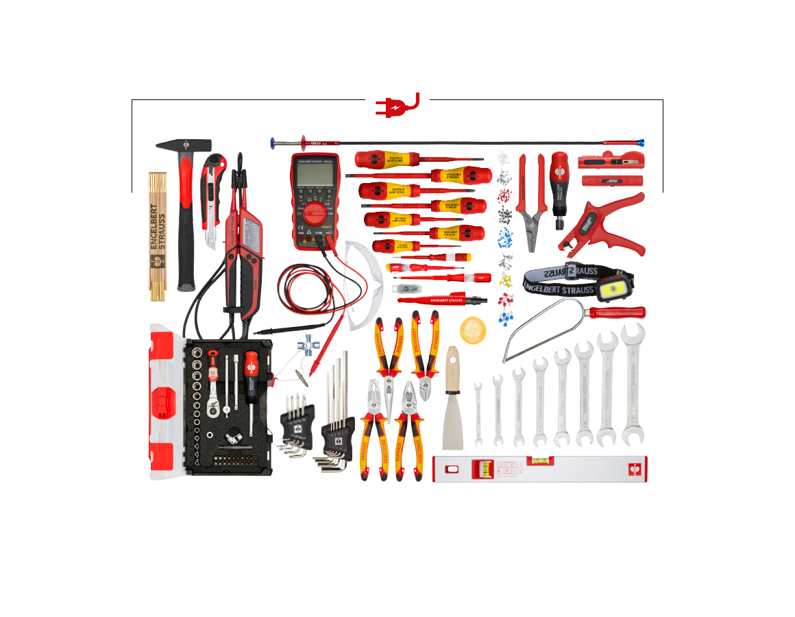 Mallette à outils: Jeu d'outils électrique professionnel