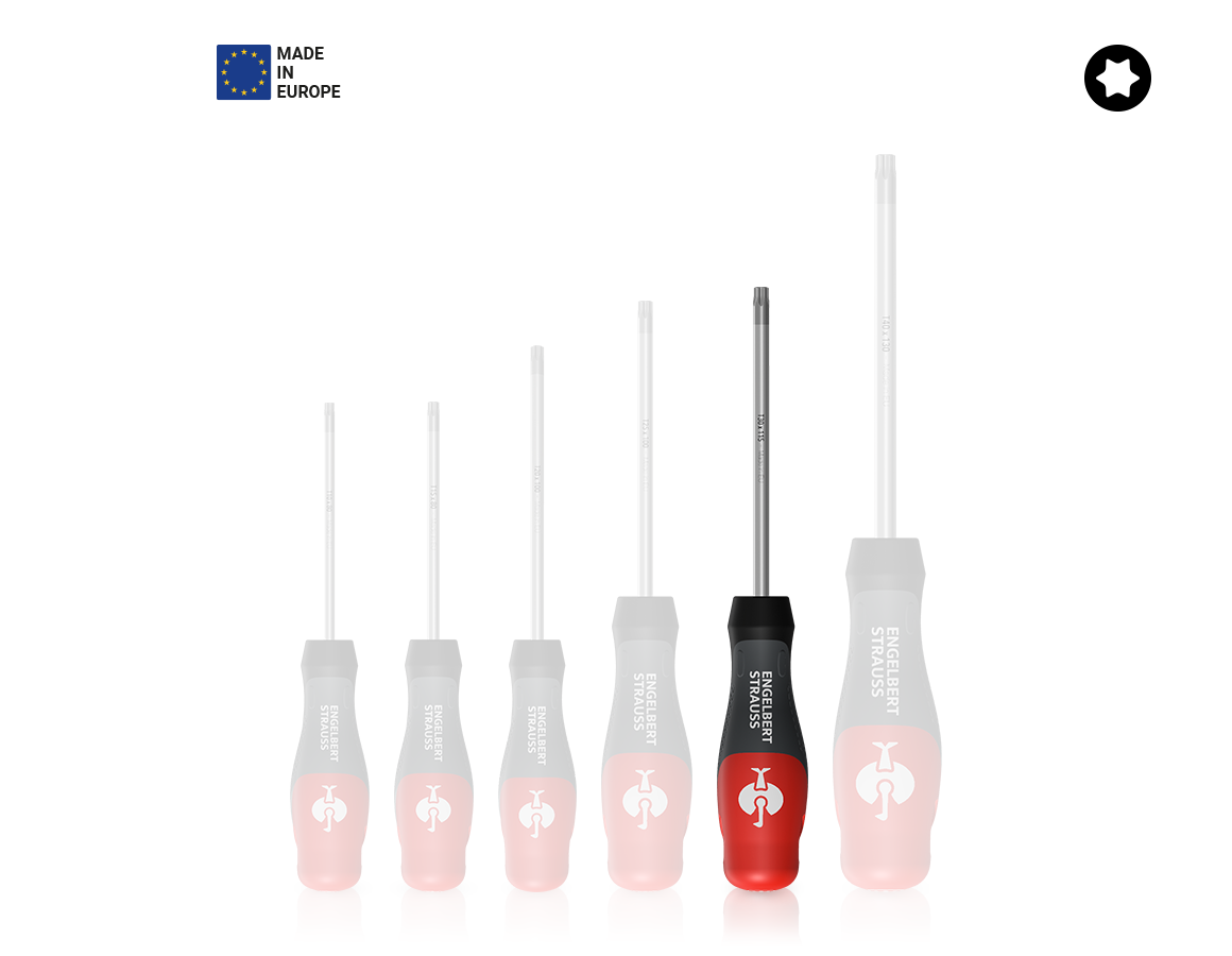 Schroevendraaiers: e.s. 3-C werkplaats-schroevendraaier TX