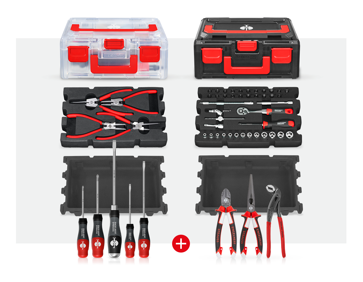 Werkzeuge: STRAUSSbox small Werkzeug Set Classic 58-teilig
