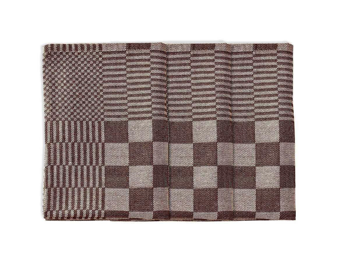 Tücher: e.s. Geschirrtücher solid, 3er Pack + kaffeebraun