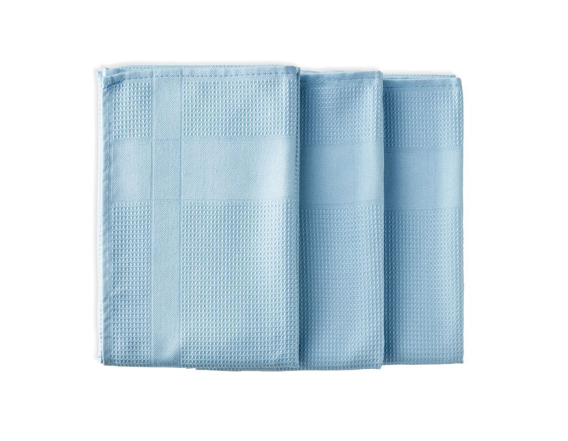 Tücher: Geschirrtuch Microfaser, 3er Pack + blau