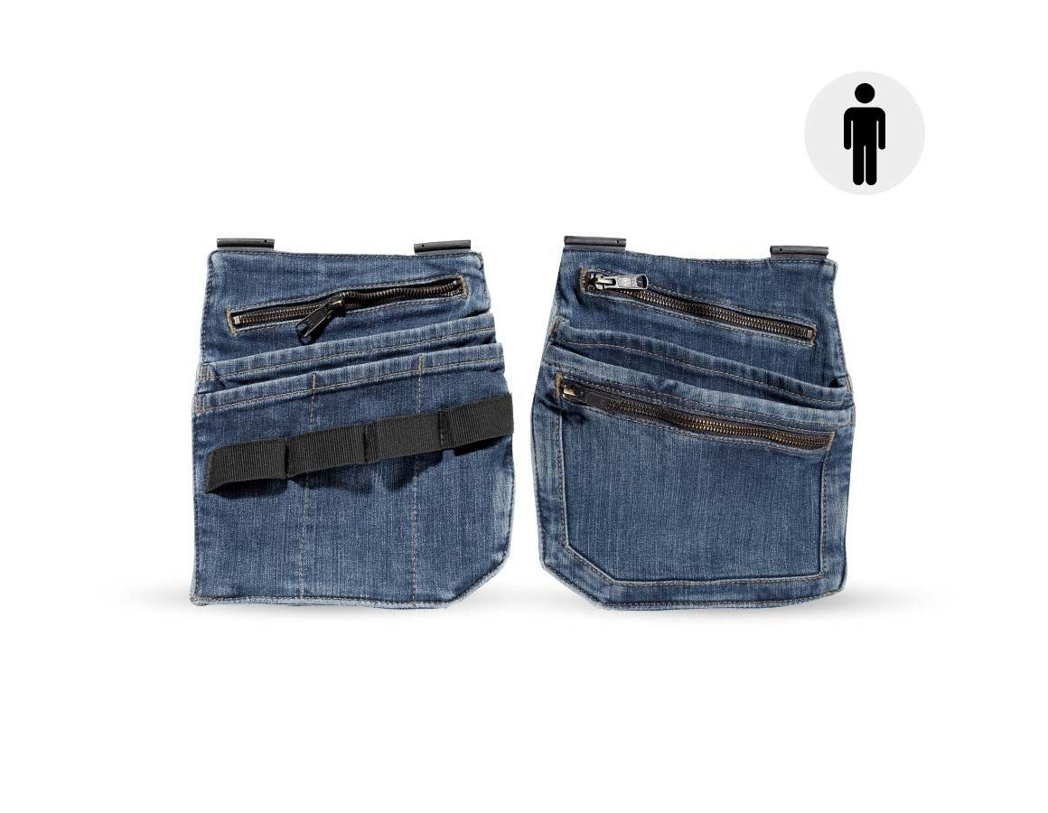 Gereedschapszakken: Jeans-gereedschapszak e.s.concrete + stonewashed