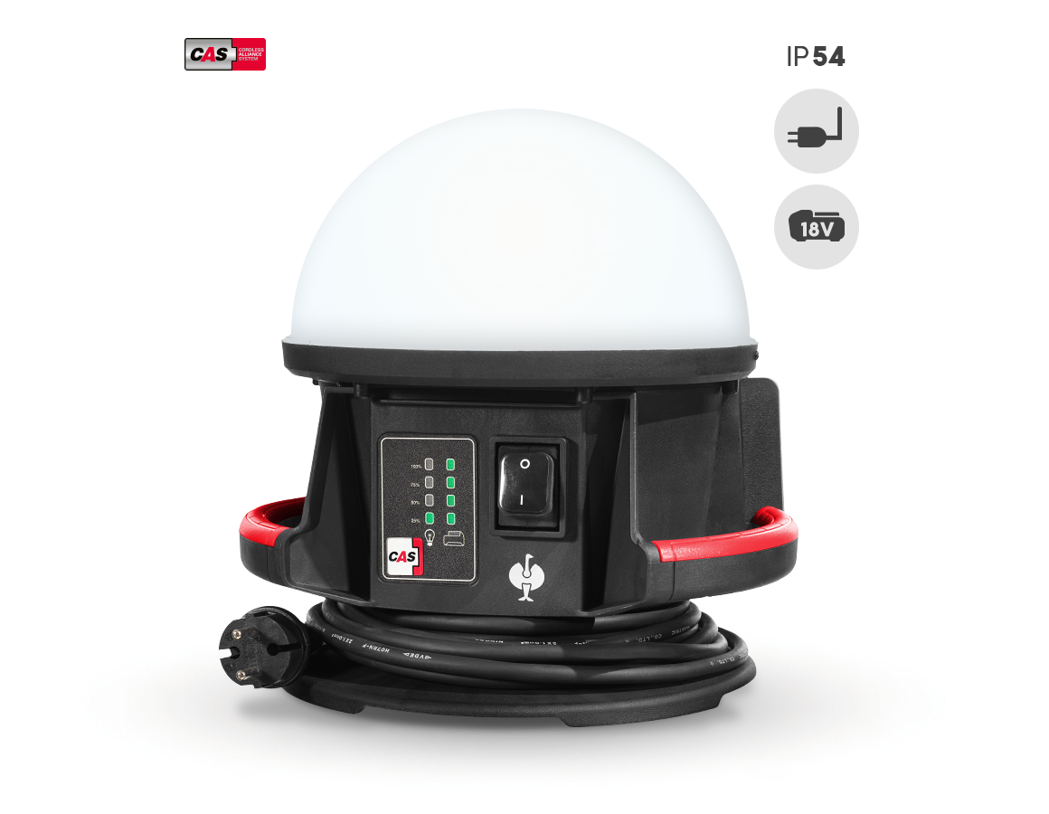 Lampen | verlichting: 18,0 V accu-ball Light Hybrid