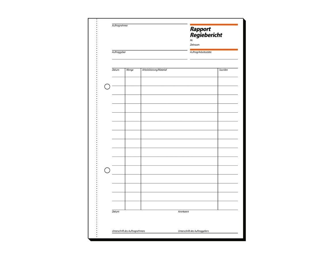 Papierprodukte: Sigel Formularbücher Rapport/Regieber./Wochenber.