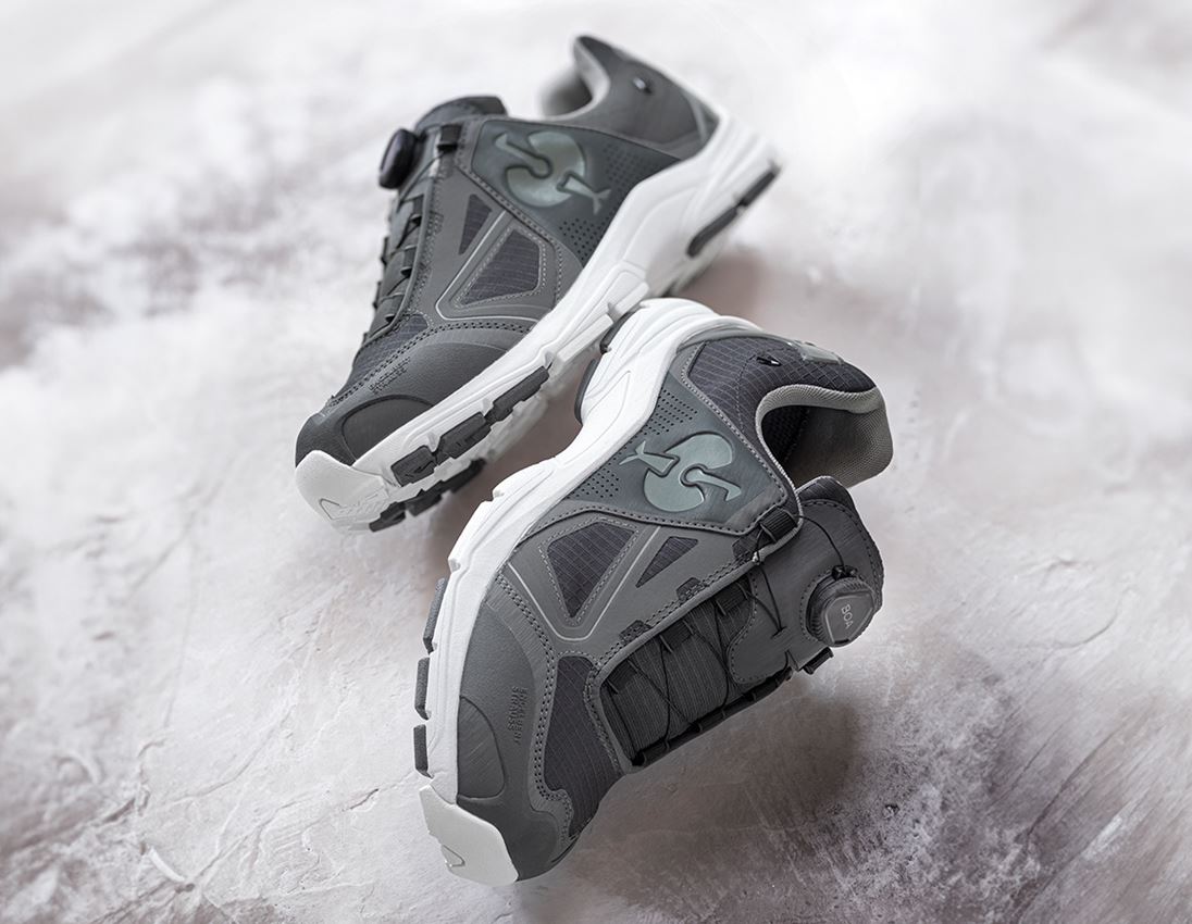 Horeca | Koks: O2 Werkschoenen e.s. Minkar II + carbongrijs/wit