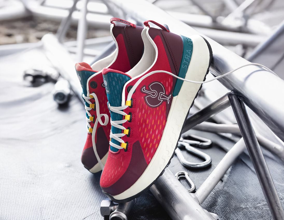 SB: SB Chaussures basses de sécurité e.s. Comoe low + rouge opale/rouge acajou 1