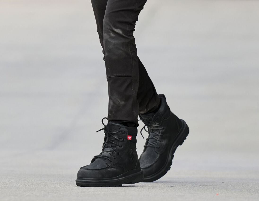 O6: O6 Werkschoenen e.s. Ridgewood mid + zwart 2