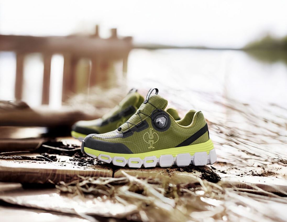 Schuhe: O1 Berufsschuhe e.s. Rexburg low + wacholdergrün