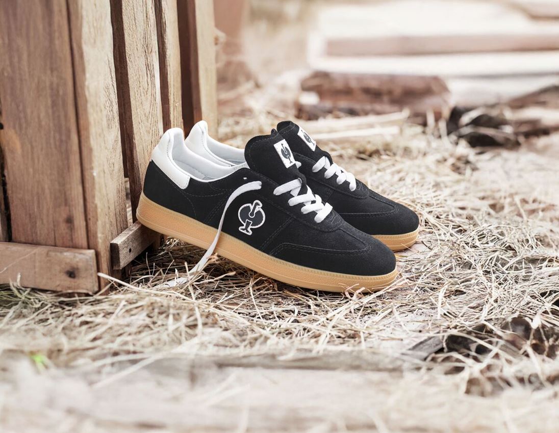 O1: O1 Werkschoenen e.s. Brockton low + zwart/wit