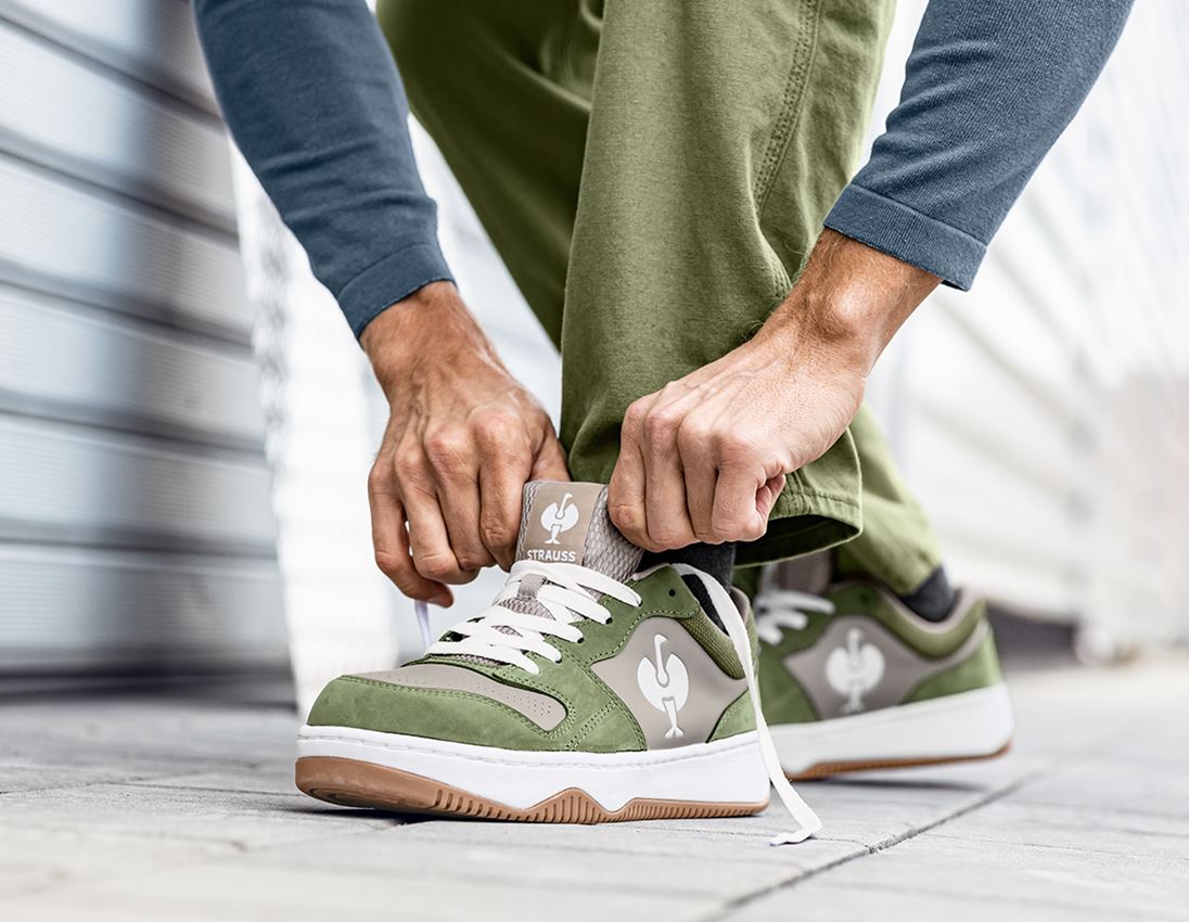 Cuisinier | Restauration | Service: S1 Chaussures basses de sécurité e.s.Eindhoven low + vert montagne/gris dauphin 1