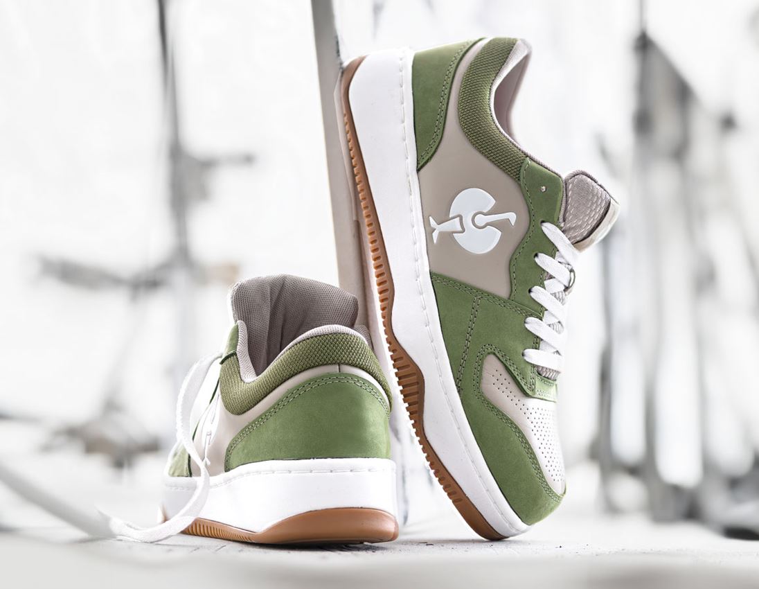 Cuisinier | Restauration | Service: S1 Chaussures basses de sécurité e.s.Eindhoven low + vert montagne/gris dauphin 2