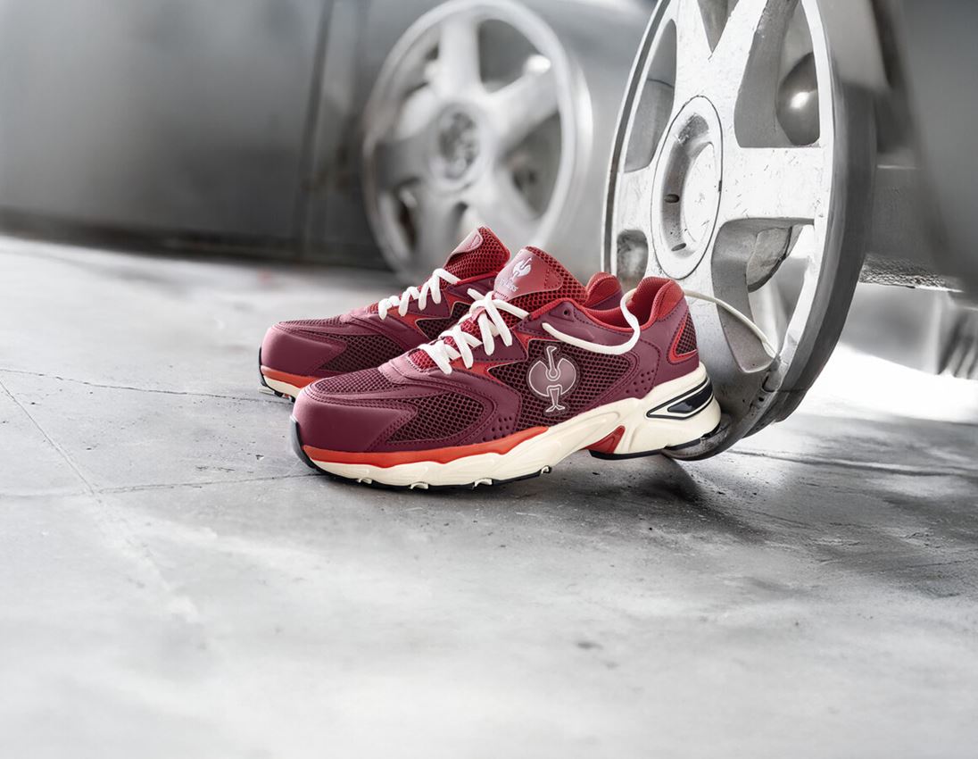 Veiligheidsschoenen: S1 Veiligheidsschoenen e.s. St. Louis low + mahonierood