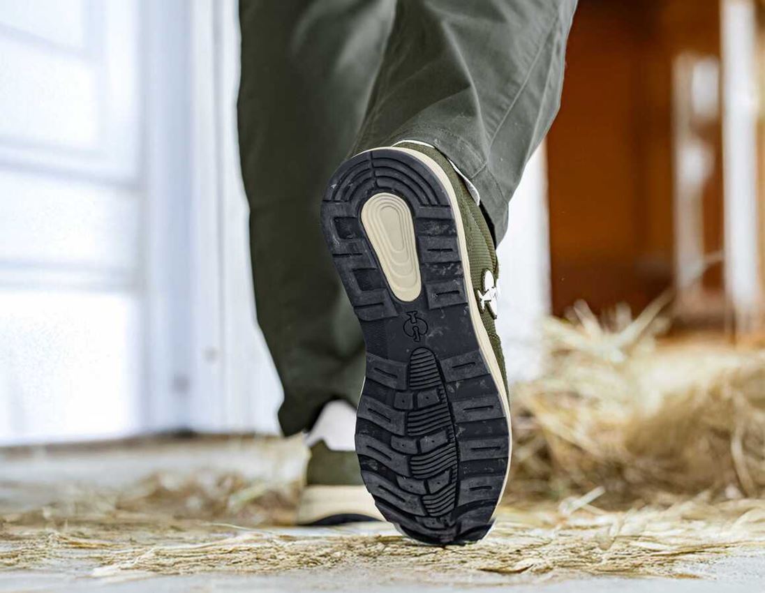 S1: S1 Chaussures basses de sécurité e.s. Canberra low + vert camouflage 1