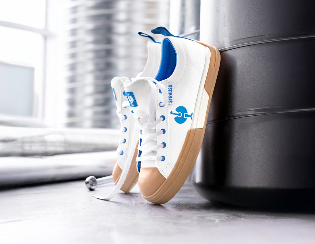 S1: S1 Veiligheidsschoenen e.s. Yatala low + wit/gentiaanblauw 1