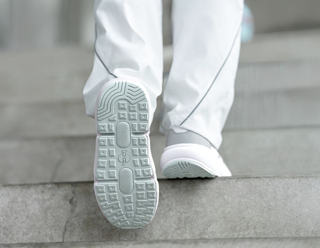 S1: S1 Veiligheidsschoenen Strauss.1004 low + wit/platina 2