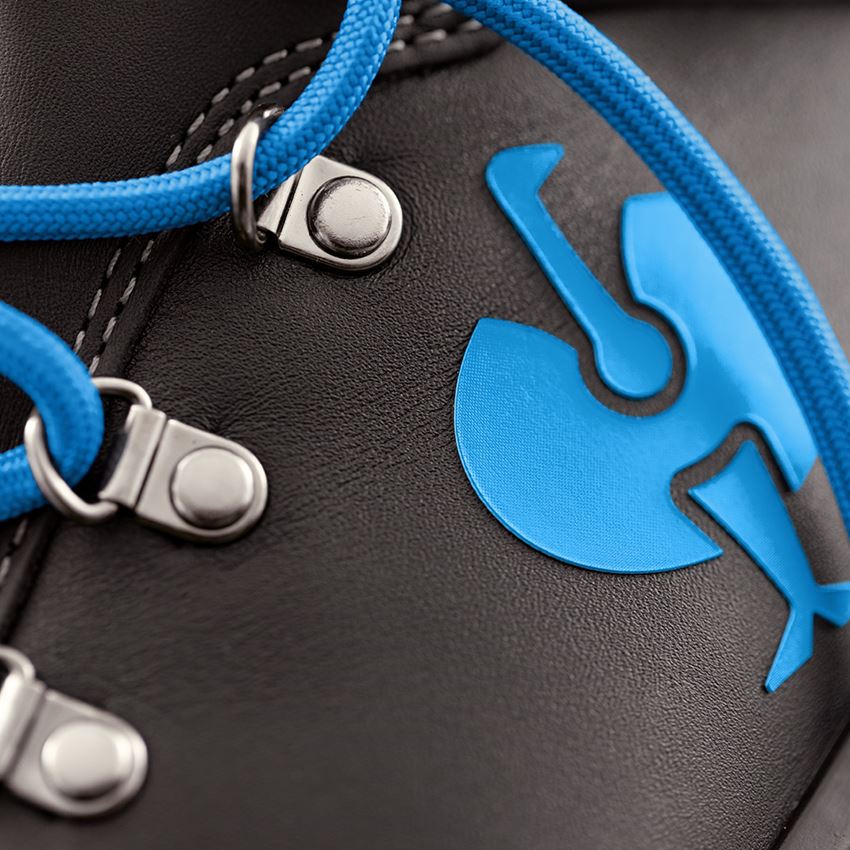 S3: S3 Sicherheitshalbschuhe e.s. Umbriel II low + schwarz/enzianblau 2