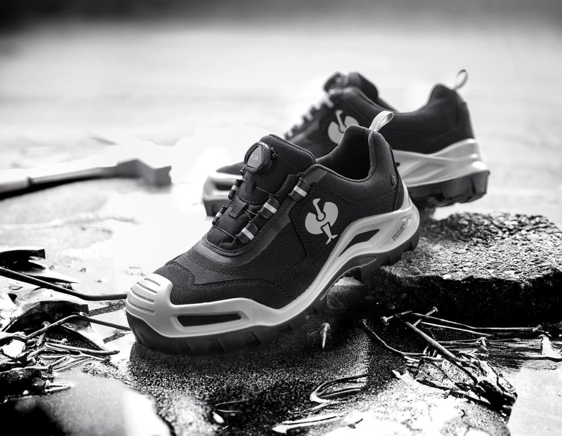 S3: S3 Veiligheidsschoenen e.s. Kastra II low + zwart/platina