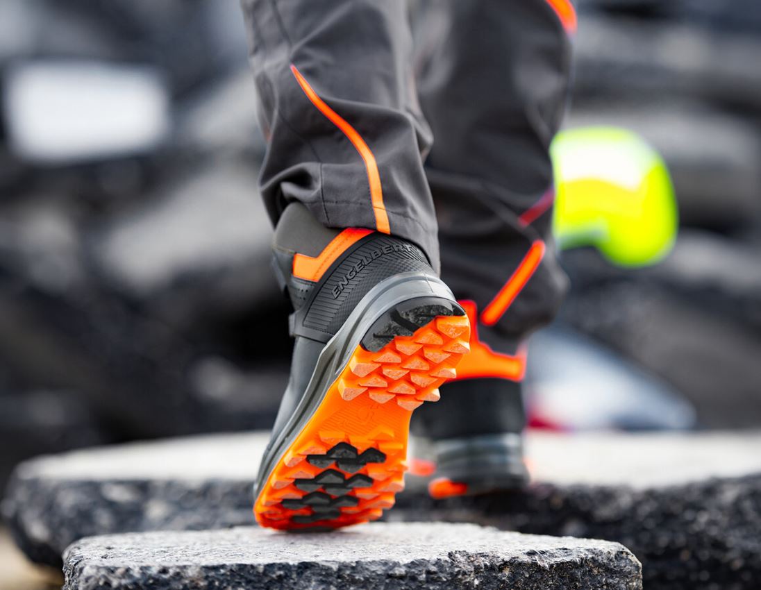 S3: S3 Veiligheidsschoenen e.s. Sawato mid + antraciet/signaaloranje 2