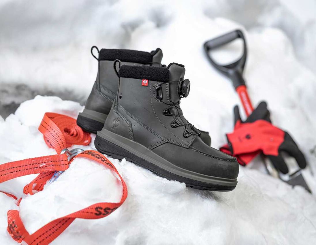 S7: S7S Chaussures hautes sécurité e.s. Woodside mid + gris carbone
