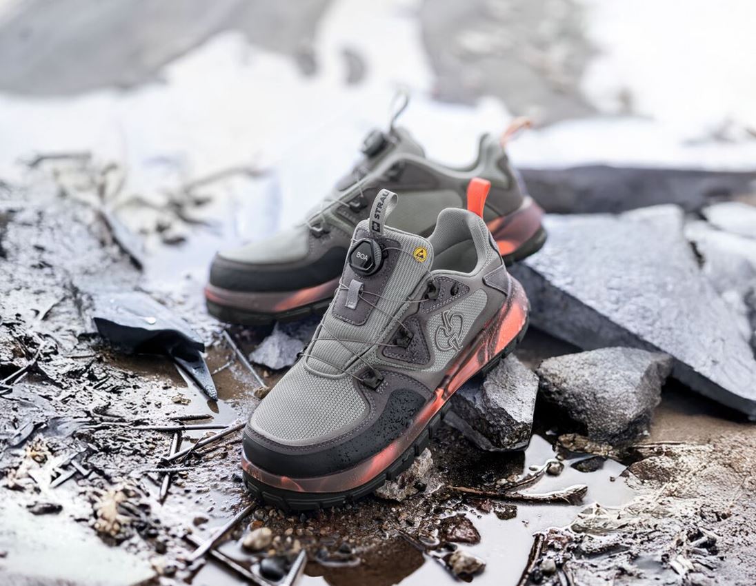 Schuhe: S7S Sicherheitsschuhe e.s. Altadena low + anthrazit/warnorange