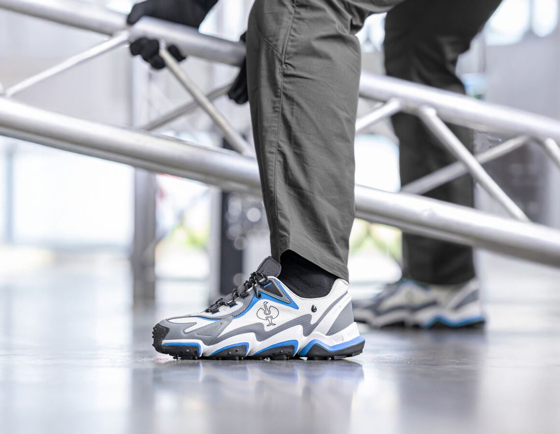 Veiligheidsschoenen: S7S Veiligheidsschoenen e.s. Peoria low + zilver/gentiaanblauw 2