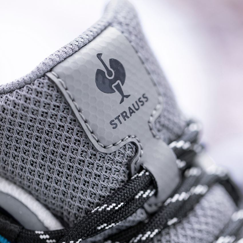 Veiligheidsschoenen: S7S Veiligheidsschoenen e.s. Peoria low + zilver/gentiaanblauw 2