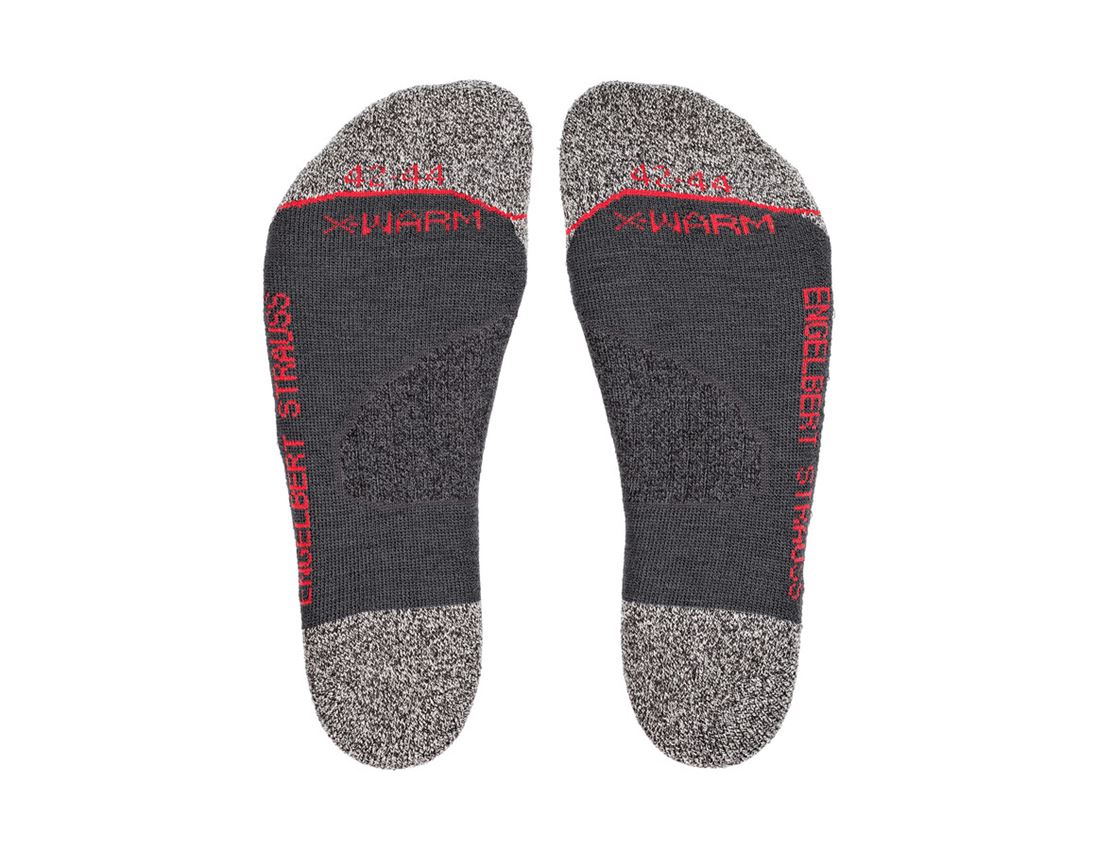 Sokken | Kousen: e.s. Allroundsokken function x-warm/x-high + donkergrijs melange 1
