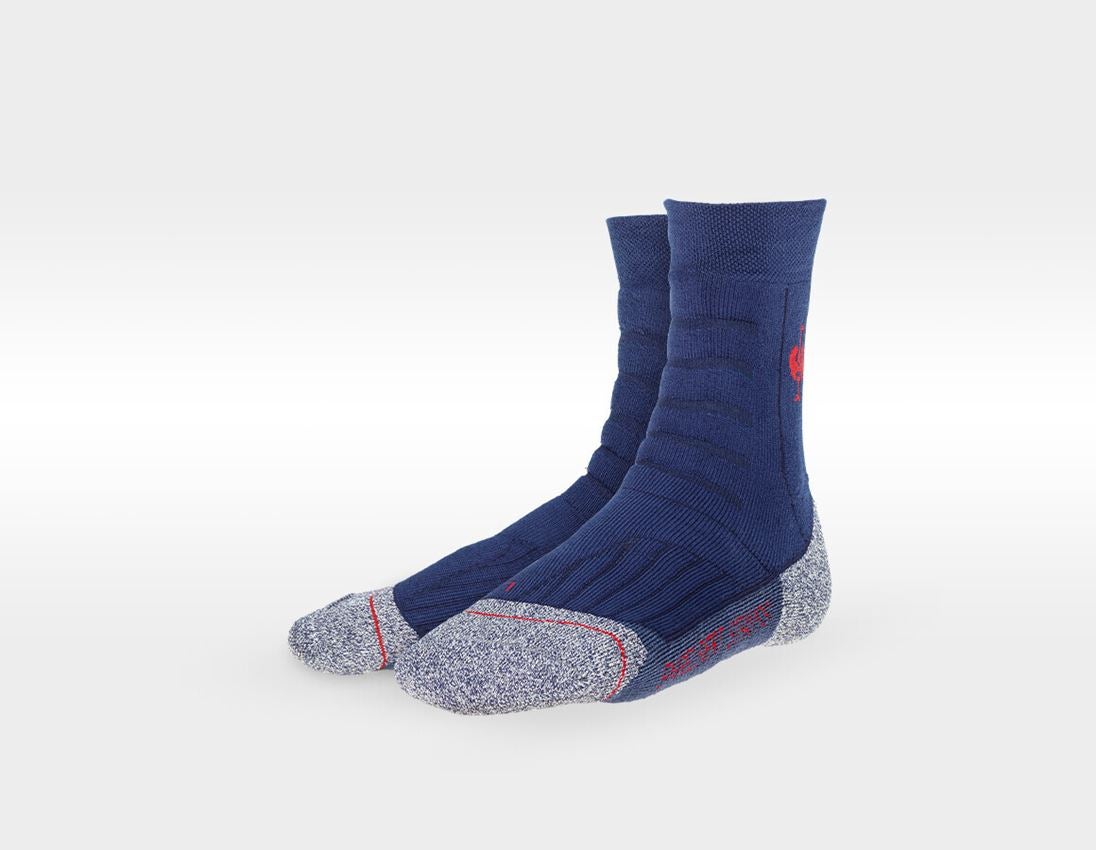 Sokken | Kousen: e.s. Allroundsokken funktion x-warm/high + donkerblauw