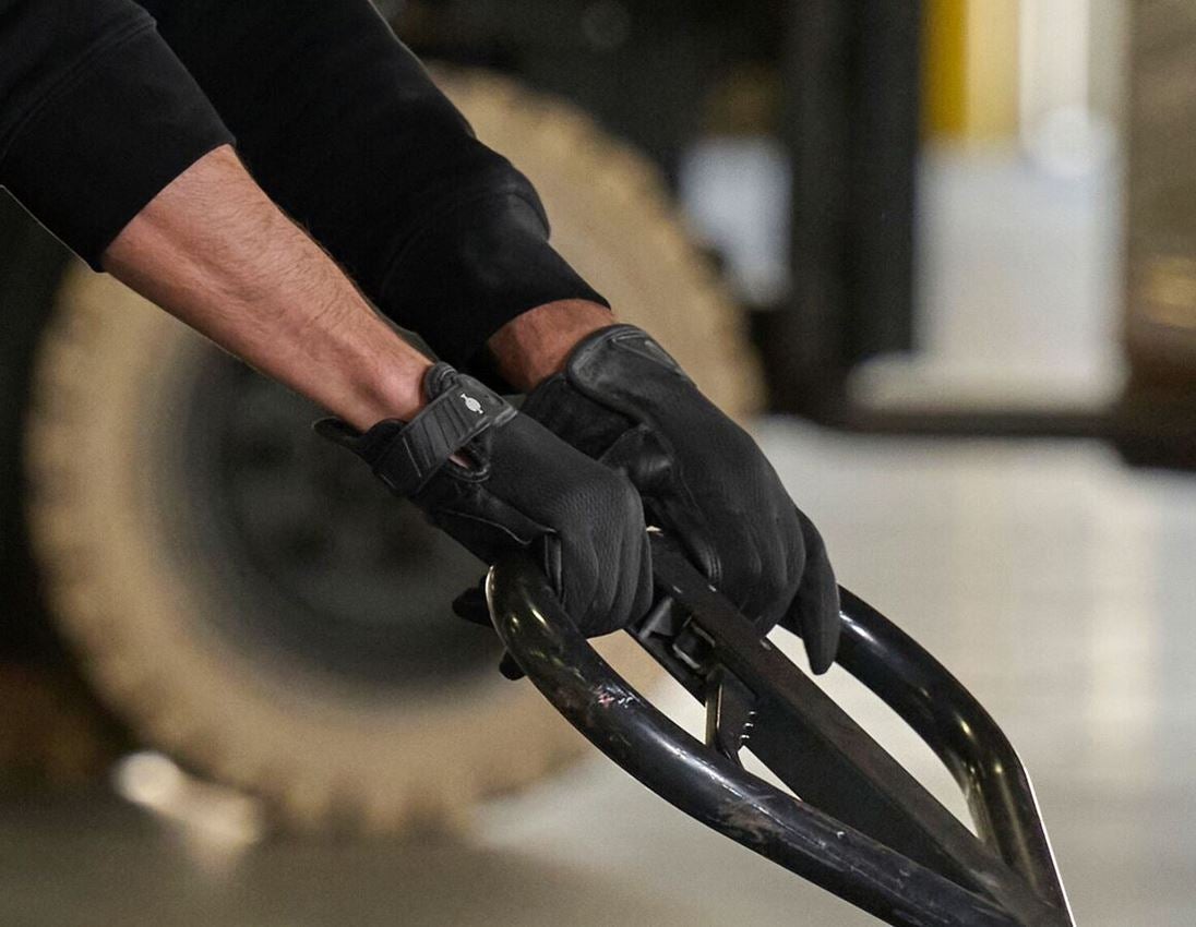 Hybrid: e.s. Montage-Handschuhe Protect light + schwarz 2