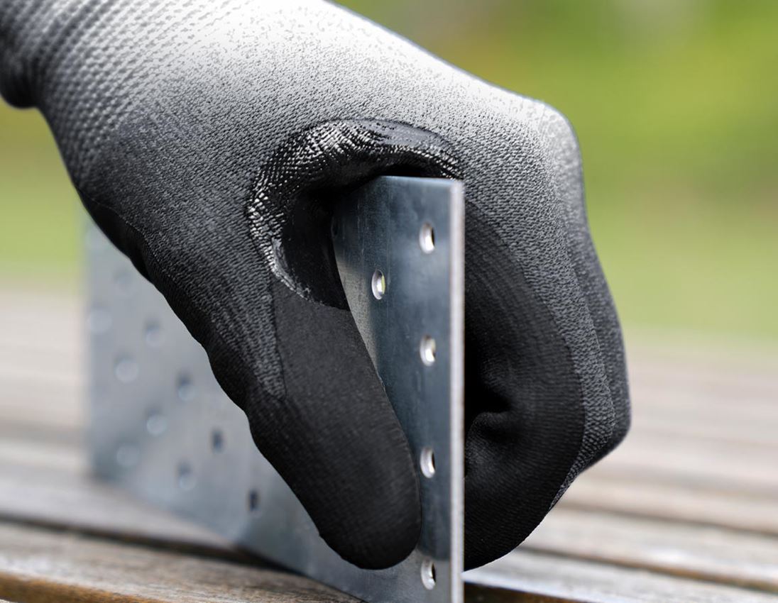 Arbeidsveiligheid: Snijbestendige Nitril-handsch.evertouch Cut C + zwart/grijs 1