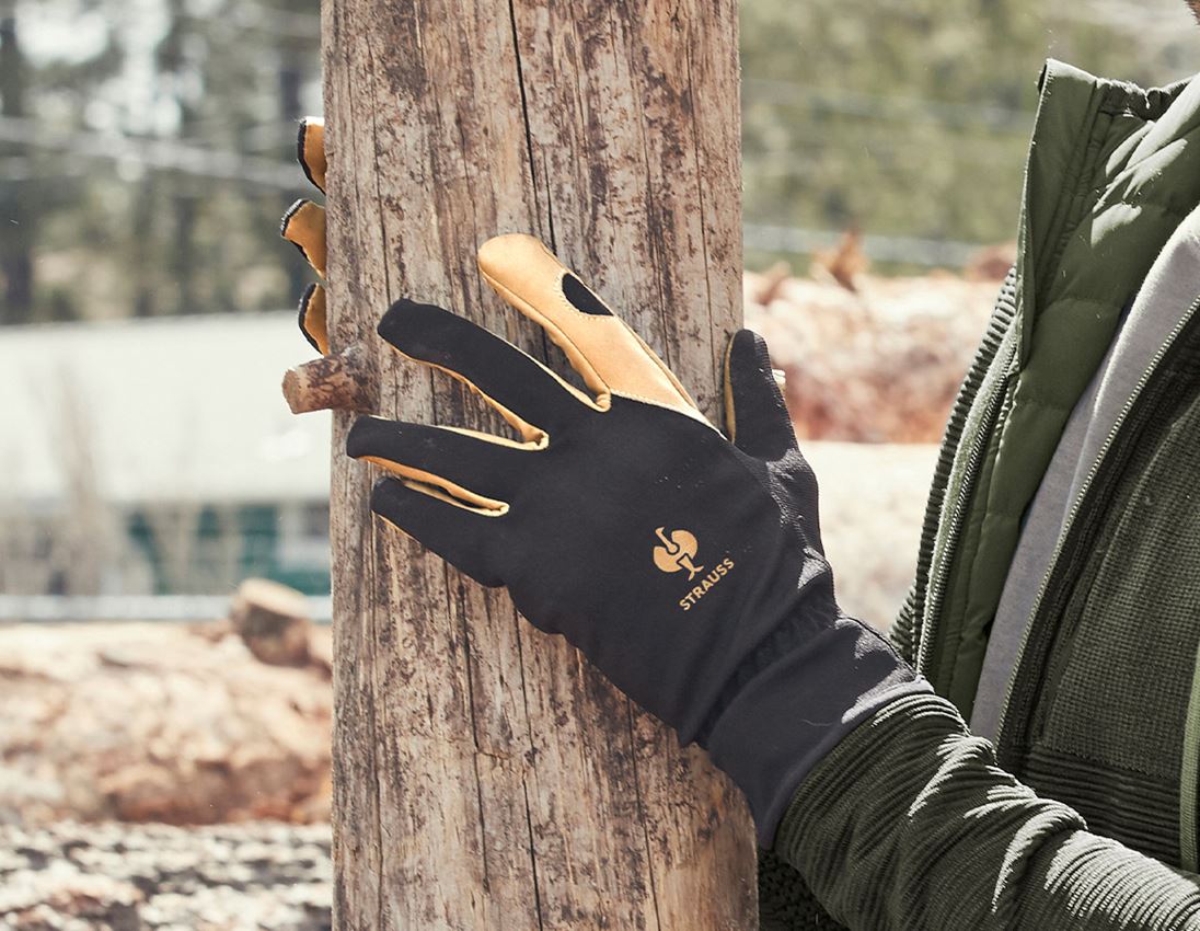 Offres du mois: Gants de montage Intense light + noir/brun 1