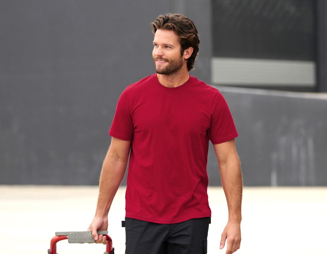 Shirts & Co.: e.s. T-Shirt cotton + rot
