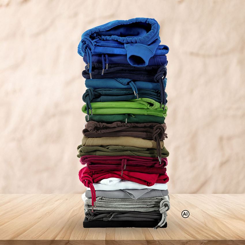 myDesign XMAS: e.s. Sweatshirt à capuche poly cotton + bleu gentiane 2