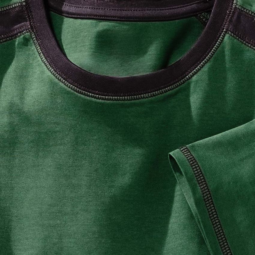 Shirts & Co.: T-Shirt cotton e.s.active + grün/schwarz 2