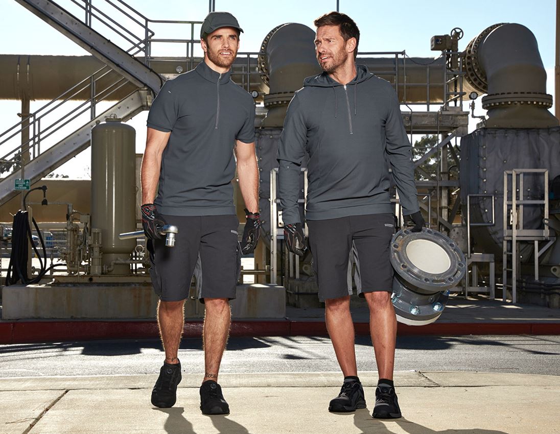 Bovenkleding: e.s. Functionele Hoody-Longsleeve UV + antraciet/platina 3