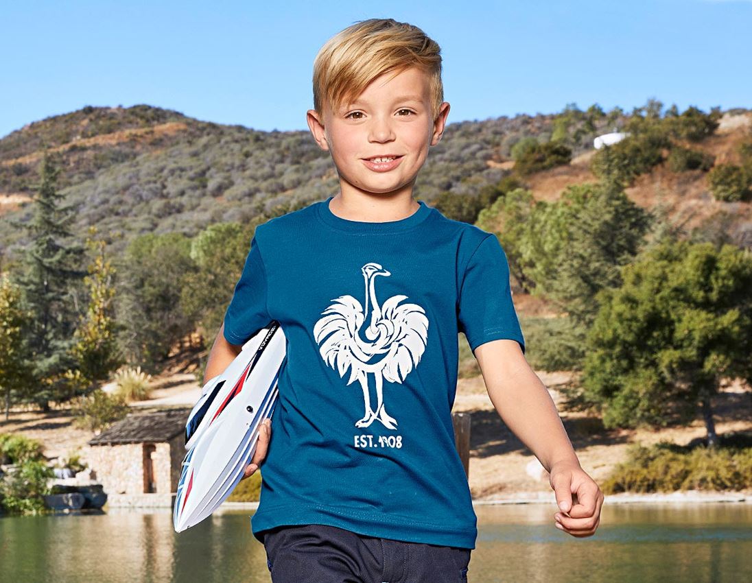 Hauts: e.s. T-Shirt 1908, enfants + atoll/blanc