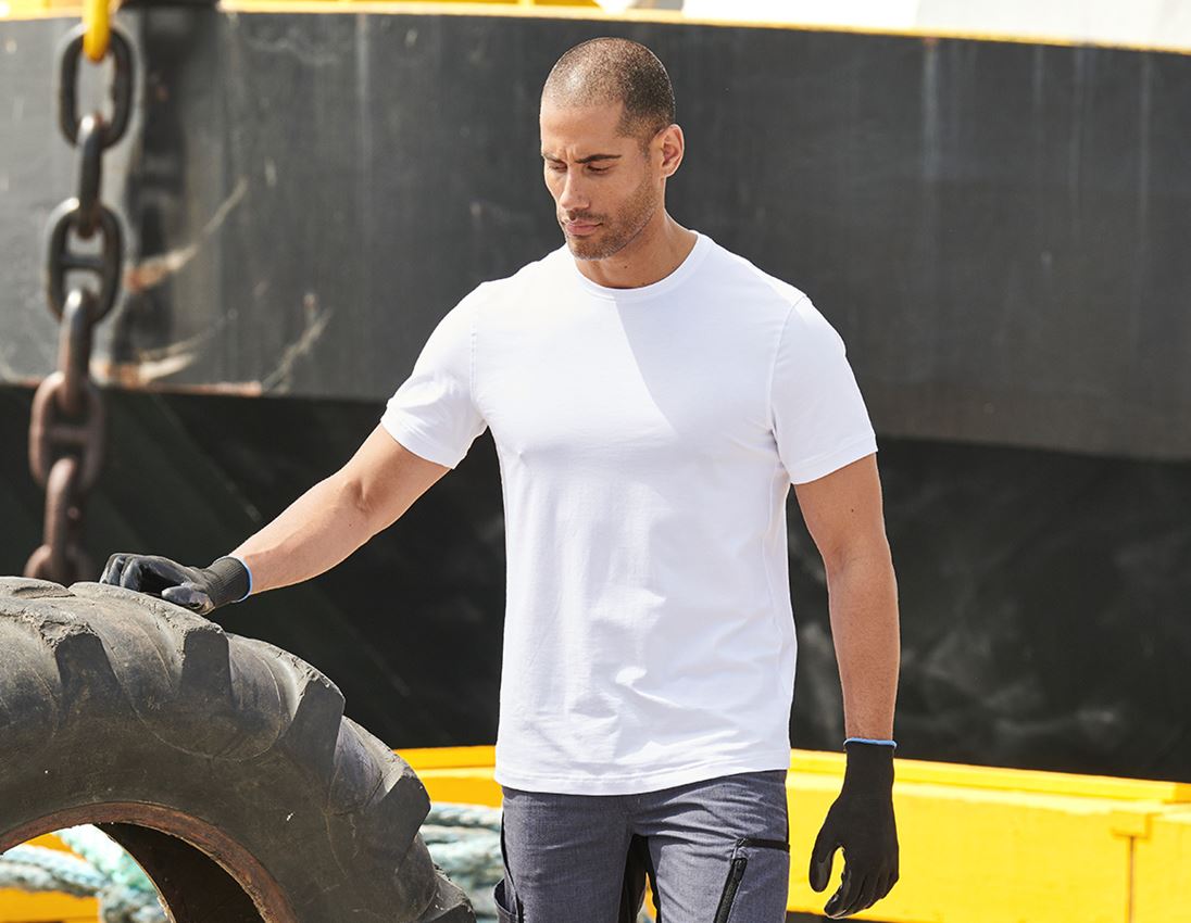 Bovenkleding: e.s. T-Shirt cotton stretch + wit 3