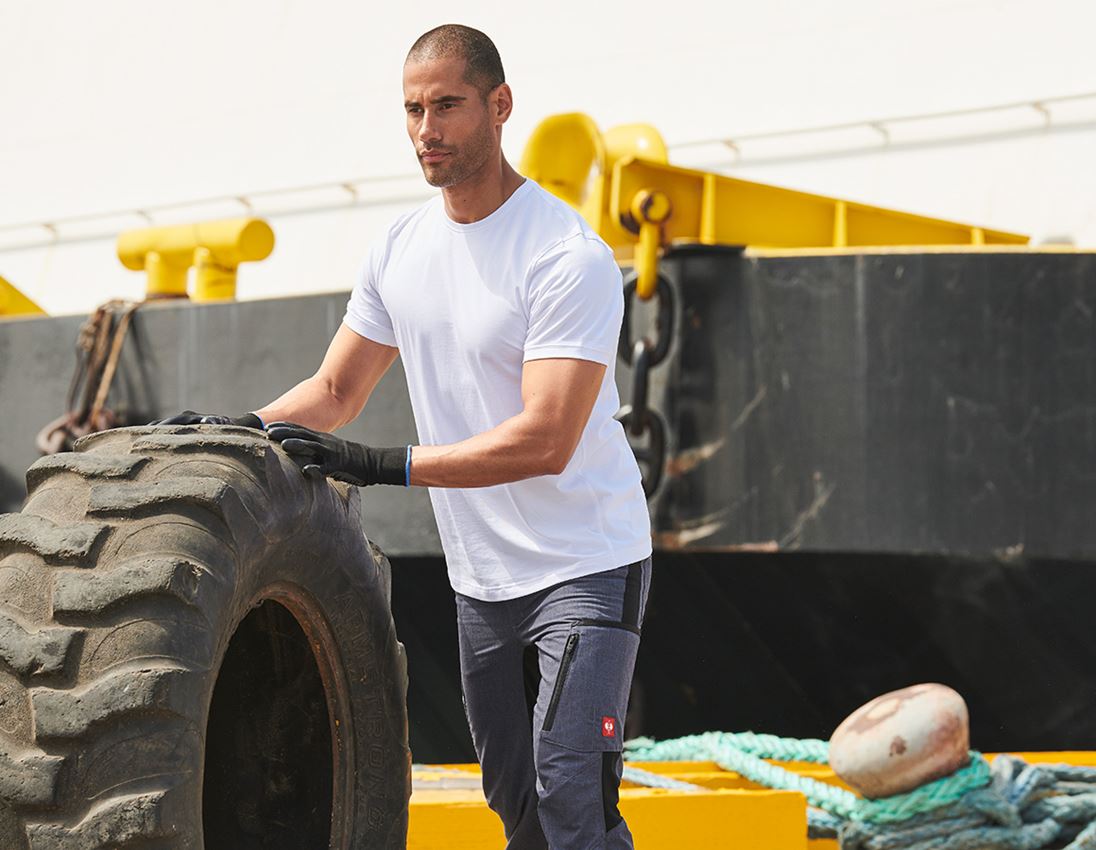 Bovenkleding: e.s. T-Shirt cotton stretch + wit 2