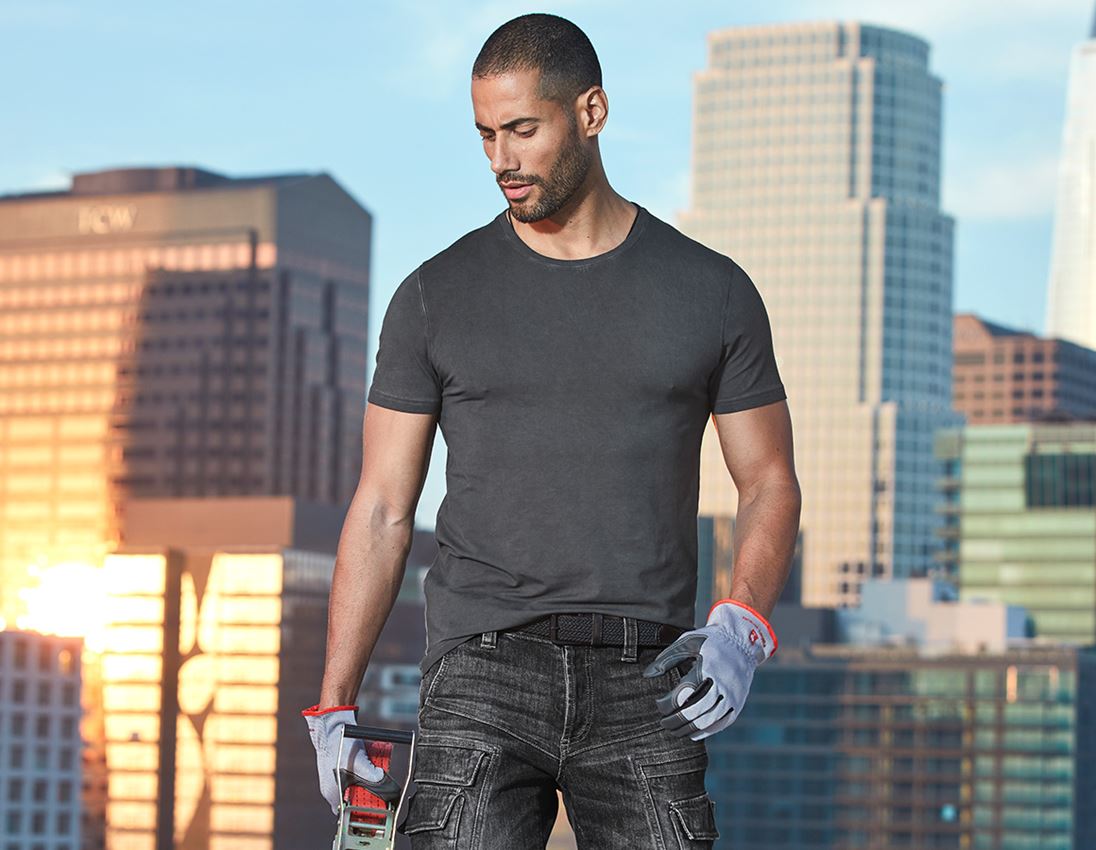 Thèmes: e.s. T-Shirt vintage cotton stretch + noir oxyde vintage 2